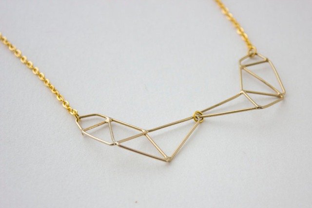 DIY| Geometric Necklace